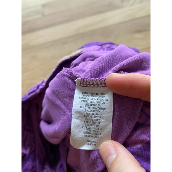 Vintage Childrens Place Purple Flowers Cargo Skirt - Picture 7 of 8